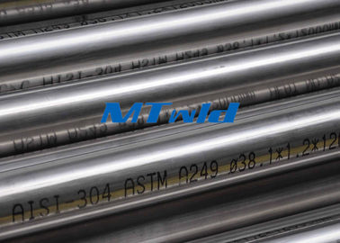 Wärmetauscher-Edelstahl schweißte Schläuche ASTM A270/A249 für Papermarking